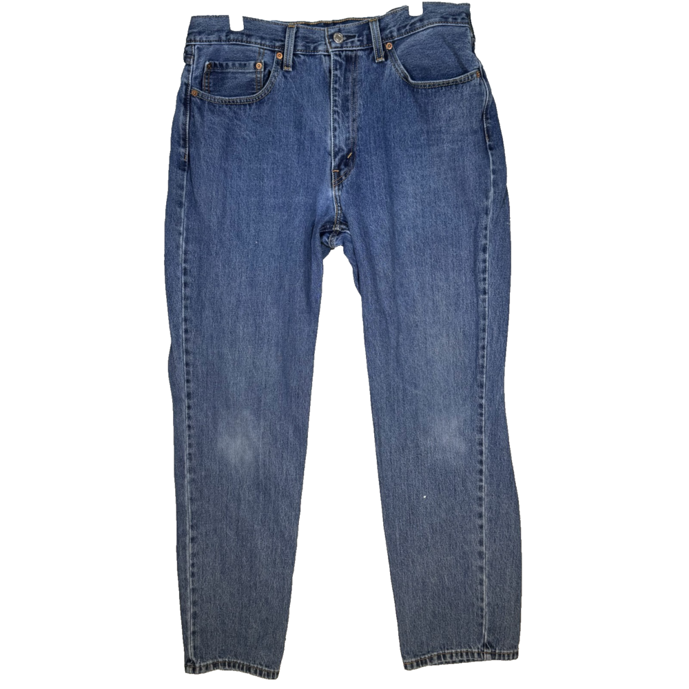 Levi’s 550 Men’s Jeans 36x34 Blue Denim Relaxed Fit Straight Leg Zip Fly